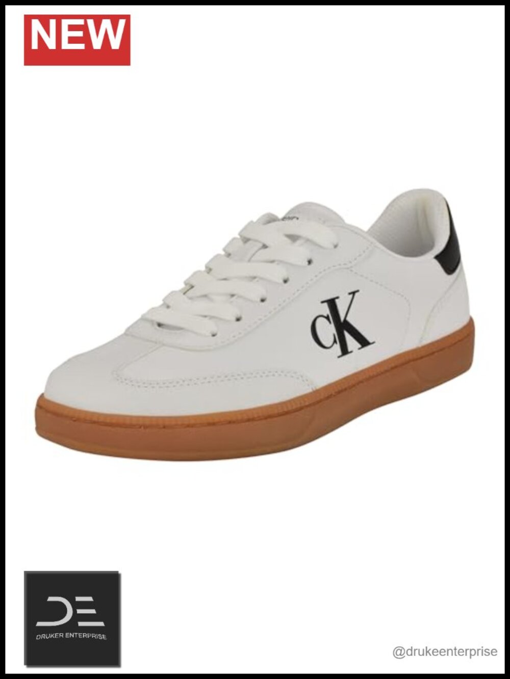 Calvin Klein Narissa Low Top Fashion Sneakers Lace Up Synthetic Casual Athletic